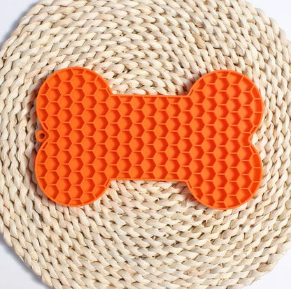Bone-Shape Dog Lick Mat