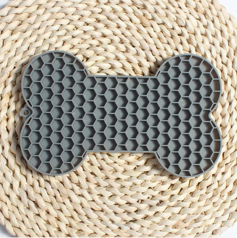 Bone-Shape Dog Lick Mat