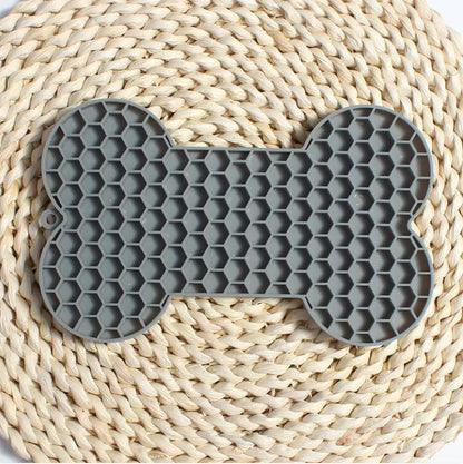 Bone-Shape Dog Lick Mat