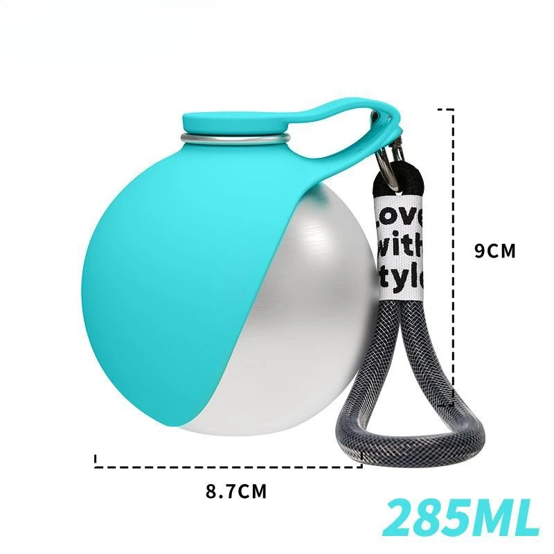 Dog Water Bottle with Removable Silicone