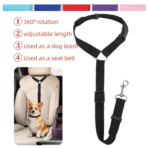 Adjustable Dog Seat Belt