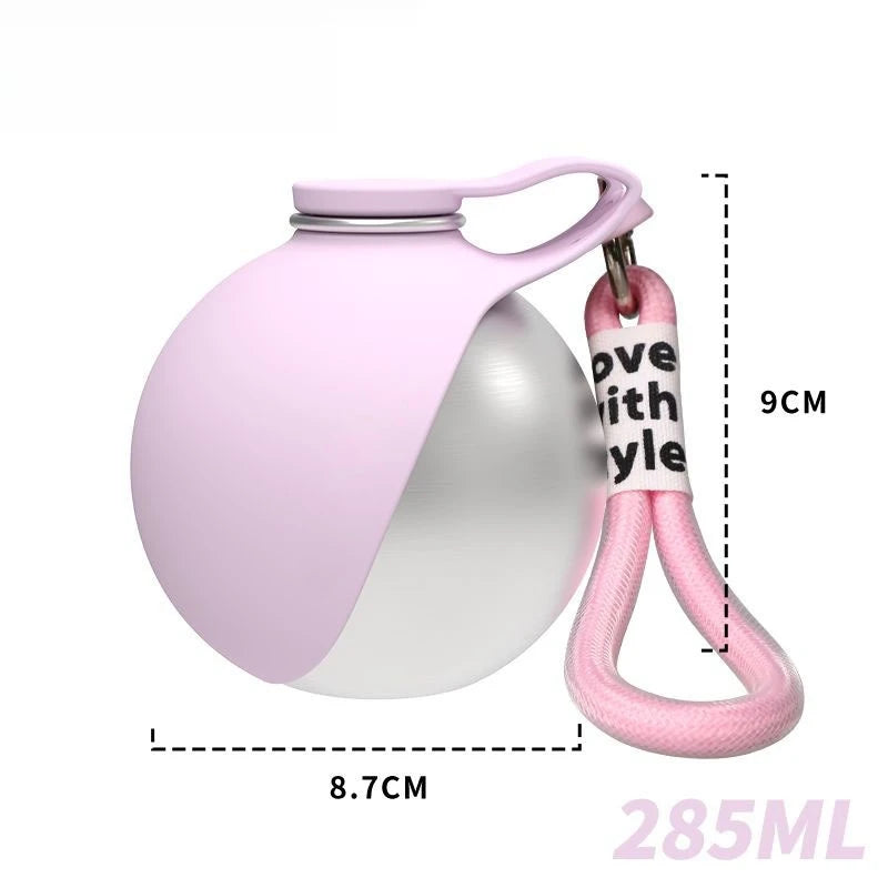 Dog Water Bottle with Removable Silicone
