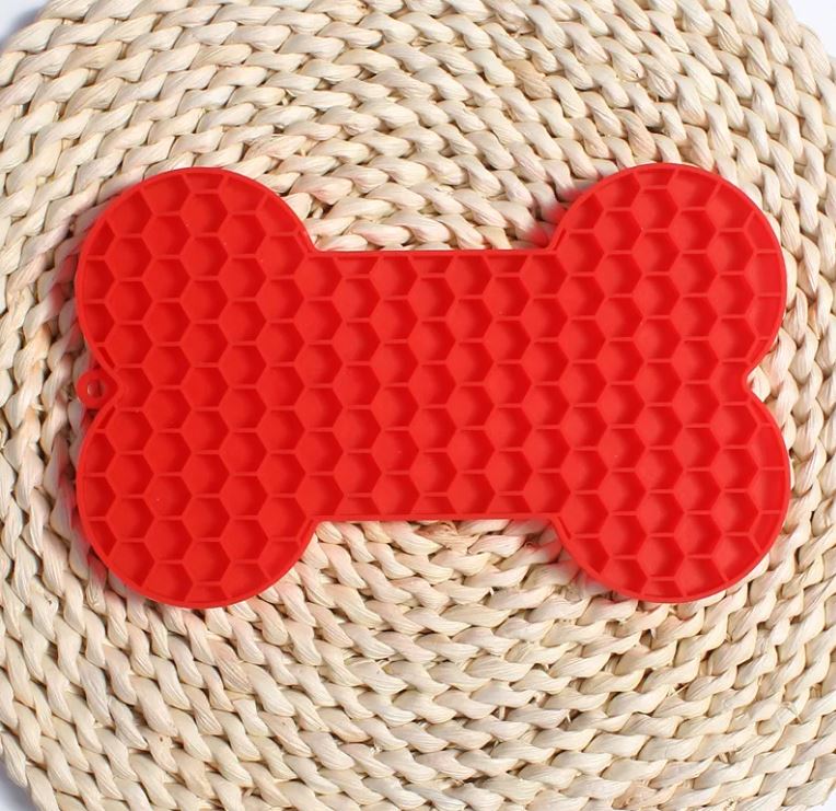 Bone-Shape Dog Lick Mat