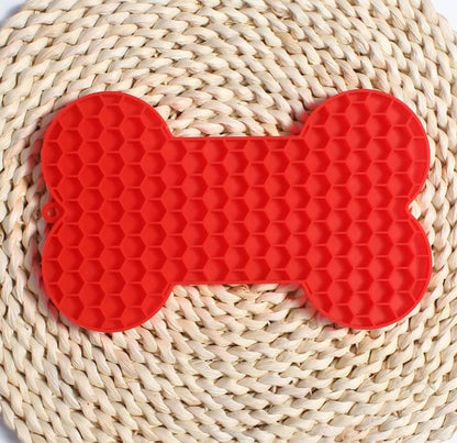 Bone-Shape Dog Lick Mat